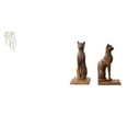 thumbnail image 1 of Adhesivo de pared,Pegatinas de pared de vides colgantes para dormitorio,Calcomanía de pared con hojas de plantas verdes para oficina,Figura de mesa,Estatua de gato sujetalibros para, 1 of 8