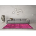thumbnail image 3 of Ahgly Company Indoor Rectangle Abstract Pink Modern Area Rugs, 6' x 9', 3 of 4