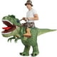 thumbnail image 3 of Disfraz Inflable de Dinosaurio Montando un T Rex en el Aire de One Casa, 3 of 3
