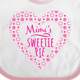 thumbnail image 4 of Inktastic Mimi's Sweetie Pie with Pink Hearts Boys or Girls Baby Bib, 4 of 4