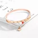 thumbnail image 2 of Pulsera Ryscom con cristal de zirconia y dije de corazon oro rosado casual, 2 of 5