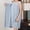 Blue, variant on Women's Wearable Shower Skirt Fleece Wearable Bath Robe Shower Wearable Bathroom Towel Dress Water Absorption