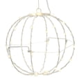 thumbnail image 1 of Kurt Adler AD1019WW 8 in. LED Foldable Metal Sphere, Warm White, 1 of 1