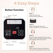BeautifyEase Red Light Therapy for Face, 7 in 1 Colors LED Face Mask Skin Care Tool