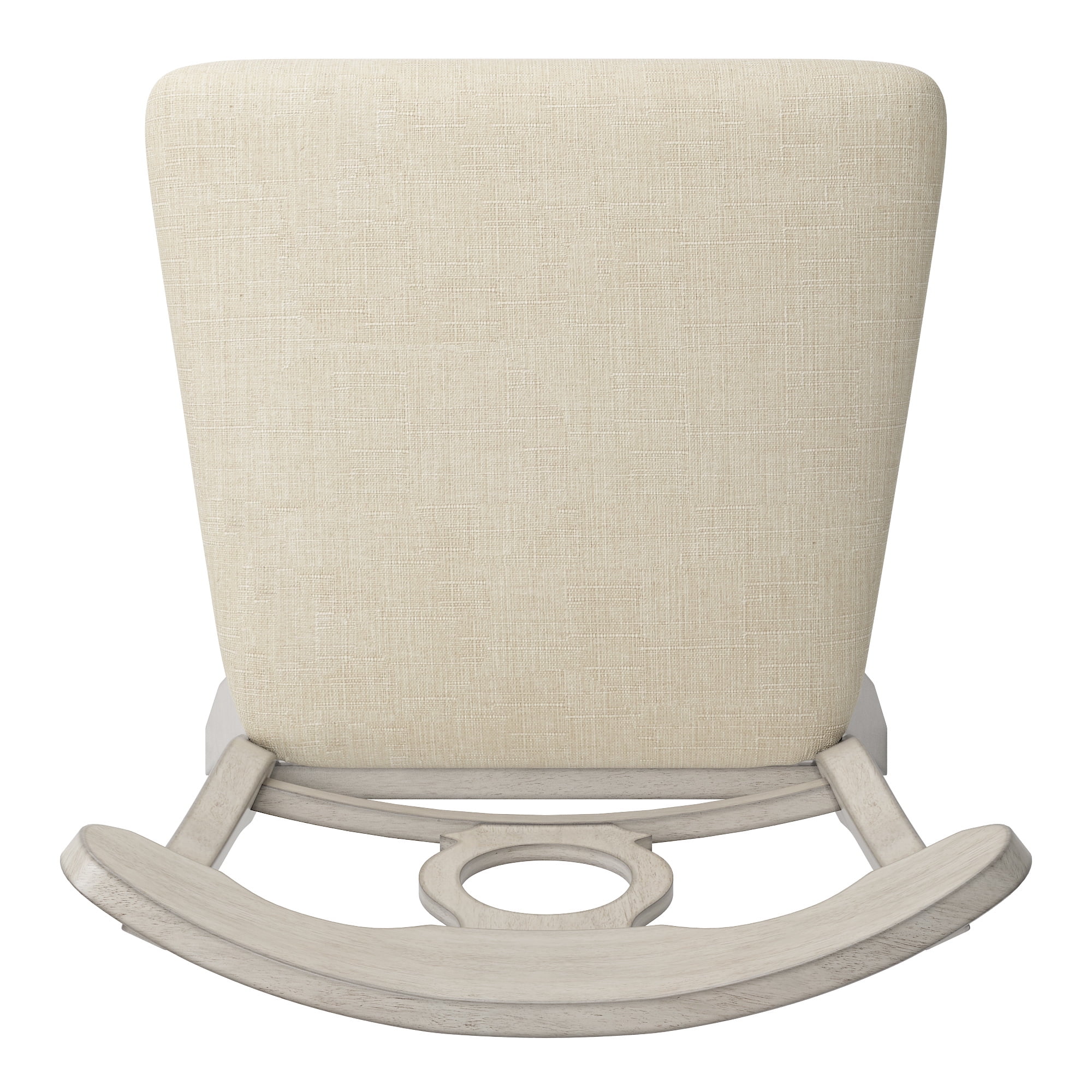Weston Home Sheena Napoleon Back 24-inch Counter Height Wood Swivel Stool, Antique White