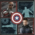 thumbnail image 2 of Women's Marvel The Falcon and the Winter Soldier Portraits  Graphic Tee Black Small, 2 of 4