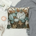thumbnail image 2 of PHYHOO Fall Pillow Covers, Pumpkin Decorative Throw Cushion Cases Farmhouse Indoor Decoration Home Decor for Sofa Couch (Blue), 2 of 5