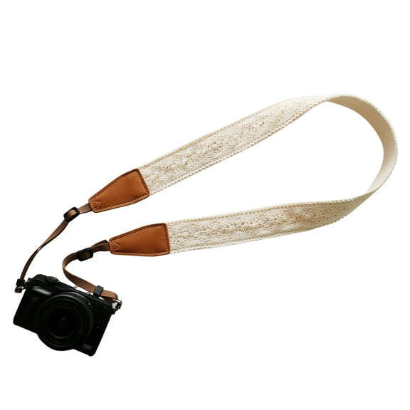 UNIKSTRAP Original Design Personalized Adjustable Camera Strap Cream Graceful & Vintage "Lace"  Camera Strap.