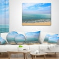 thumbnail image 3 of Designart 12" x 20" Blue Polyester Throw Pillow, 3 of 5