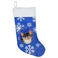 thumbnail image 1 of Winter Snowflakes Long Haired Chihuahua Christmas Stocking, 1 of 1