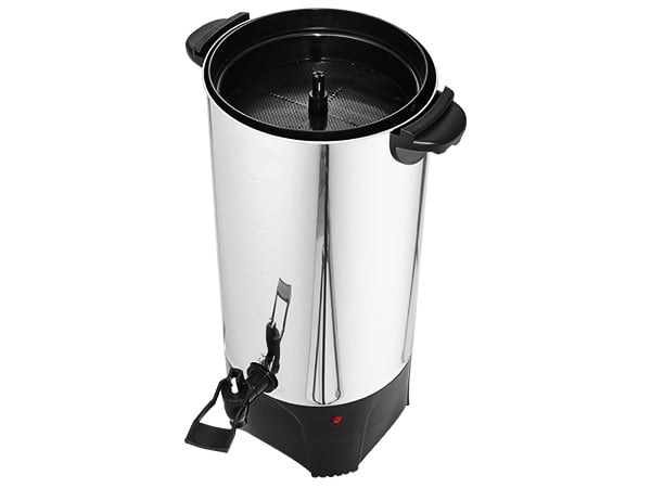 Commercial Coffee Urn 50 Cups 1000W Stainless Steel for Office Restaurant Party