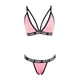 thumbnail image 2 of Gibobby Tangas de mujer sexy para sexo Sujetador Ropa de dormir Conjunto sexy y panty Mujeres Noche Lencería Sin espalda Pijamas Íntimos(Rosa G), 2 of 4