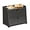 Black, variant on Vintage Double Layer Bread Box for Kitchen Counter Bamboo Bread Storage Container Large Capacity Bread Storage Bin