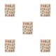thumbnail image 2 of sweethay Paño de limpieza de cocina Cuencos cuadrados Toalla de Platos Trapo de Utensilios de cocina Paños de platos con patrones encantadores Type2 NO2, 2 of 6