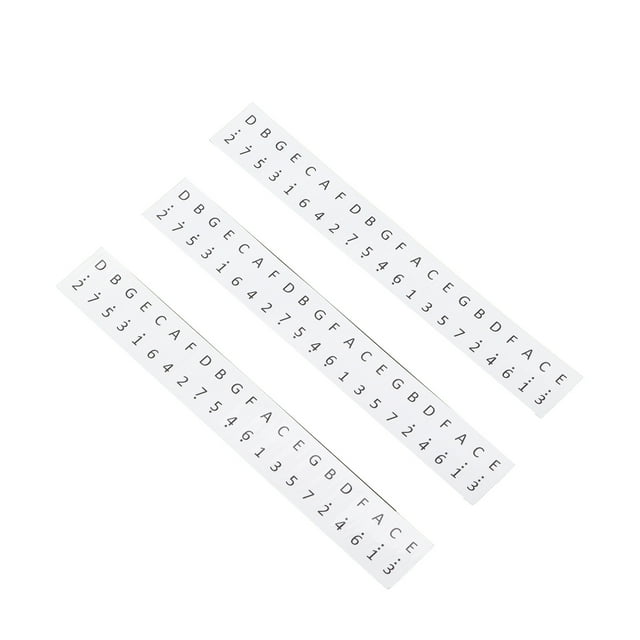3Pcs Keys Stickers Kalimba Stickers 17Key Piano Stickers Piano Thumb Keyboards Stickers