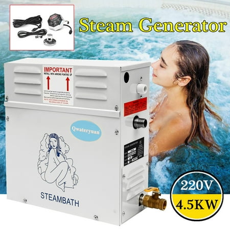 4.5KW Stainless Steam Generator Household SPA Shower Sauna Bath &Auto