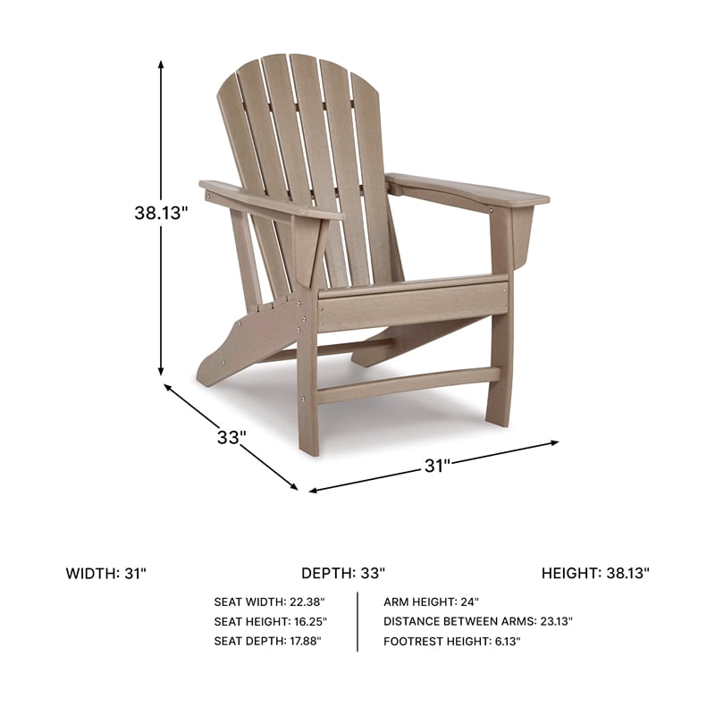 Signature Design by Ashley Atoll Calyx Adirondack Chair