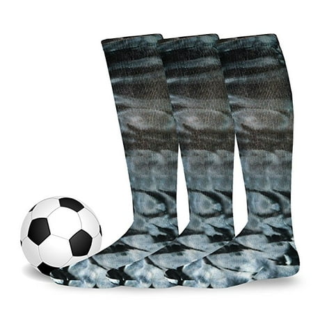 Junior - Soxnet Cotton Unisex Soccer Sports Team Socks 3 Pack (Youth (5 ...