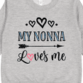 thumbnail image 3 of Inktastic My Nonna Loves Me Girls Toddler Sweatshirt, 3 of 4