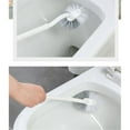 thumbnail image 4 of Curved Toilet Brush for Bathroom - Small Size, Durable Under Rim Cleaning Brush, Easy to Store, Deep Cleaning for Household, 4 of 9