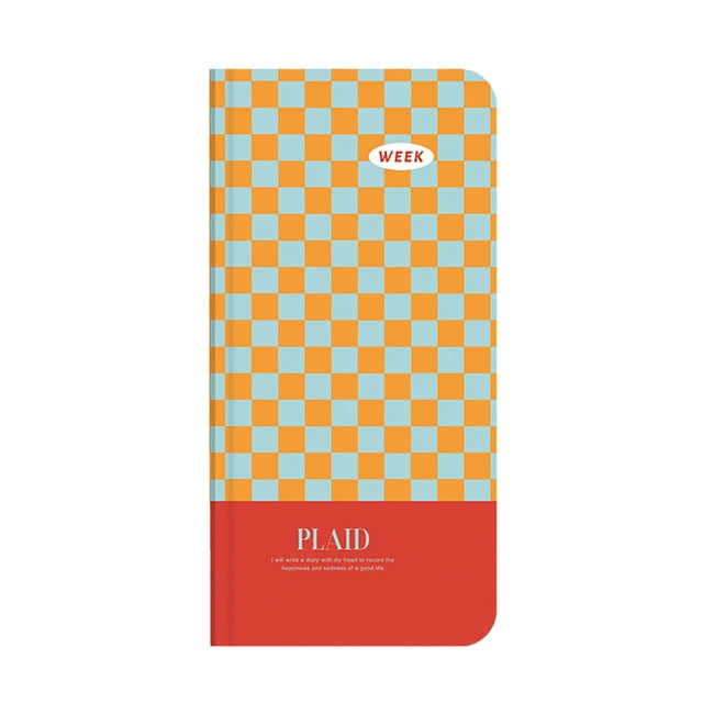 Cuaderno de bolsillo de 7 x 3,54 pulgadas, diario de cheques, regalo de empresa, suministros de oficina para hombres y mujeres, 128 páginas MFZFUKR BST3000972-4
