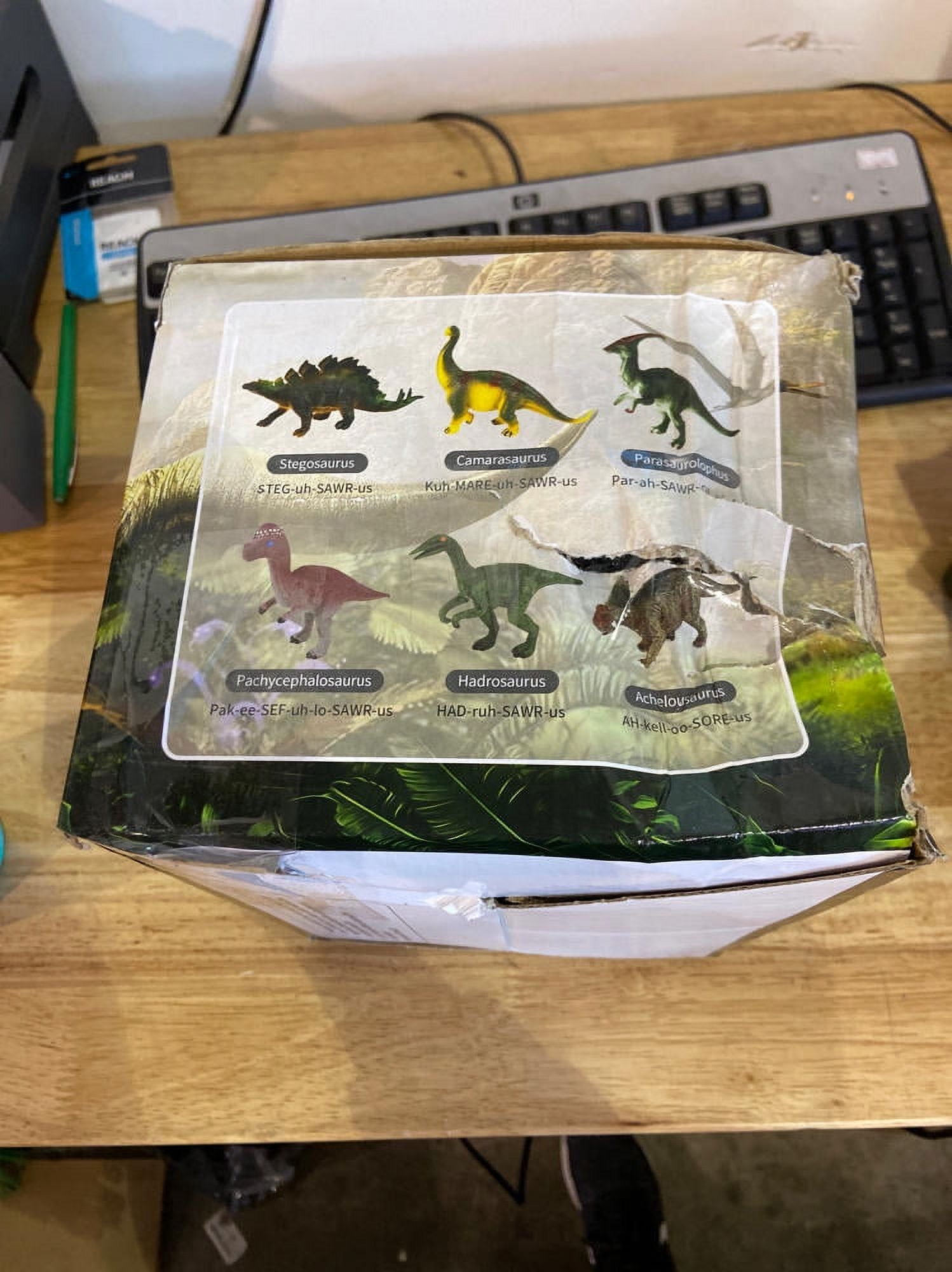 Dinosaur Toys with Dinosaur Figures, Activity Play Mat & Trees for Creating a Dino World Including T-Rex, Triceratops, etc, Perfect Dinosaur Playset for 3,4,5,6 Years Old Kids, Boys & Girls - image 2 of 6