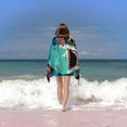 thumbnail image 6 of PHYHOO Colorful Ocean Animal Shark Beach Towel, Sand Free Microfiber Beach Blanket, Quick Dry Absorbent Bath Towels for Swimming Pool, Camping, Picnic, Yoga Gym Sports 30x60in, 6 of 8