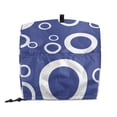 thumbnail image 3 of FOR U DESIGNS Circle Blue Stand Mixer Cover compatible with Kitchen Aid Mixer Portable Mixer Dust Covers Multi Pockets Compatible with Kitchen Aid 6-8 Quart Bowl Lift - L, 3 of 8