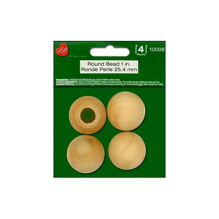 - Lara's Wood Pkg Round Bead 1