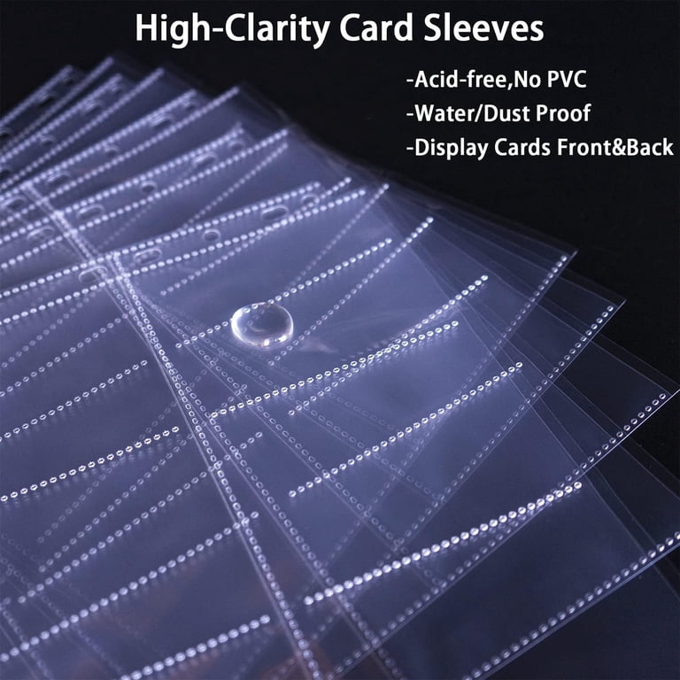 clear card sleeves walmart 3" x 4" Sleeves,42 Count Baseball Card Protectors, Sports Card ensuring your cards remain well Clear Card Sleeves 66x91mm for