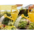 thumbnail image 2 of Watering Can Metal Watering Pot with Handle and Rosehead Modern Style, 11.4”W x 4.72”D x 8.66”H, 55 Oz.,Yellow, 2 of 7