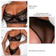 thumbnail image 5 of Conjunto de lencería para mujer, suave, elegante, de 2 piezas, sujetador y bragas de encaje para el día de San Valentín, 5 of 6