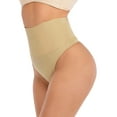 thumbnail image 1 of SHCKE Women's Tummy Control Thong Shapewear High Waist butt Lifting Panties Seamless Thong Shapewear Underwear Apricot, 1 of 6