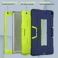 thumbnail image 3 of Dteck Rugged Case for for Onn 8 Inch Tablet Gen 3 (2022 Model:100071483), Heavy Duty Hybrid Shockproof Kickstand Cover Case, Navy + Green, 3 of 7