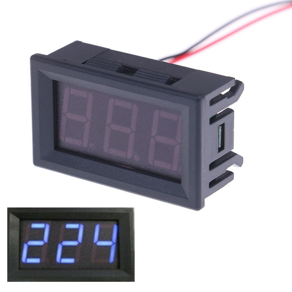 AC 70-500V digital voltmeter LED display 2 wire volt voltage test meter IU 