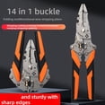 thumbnail image 3 of Folding Snap-on 14-in-1 Professional Wire Stripper Crimper Cable Cutter Plier, 3 of 6