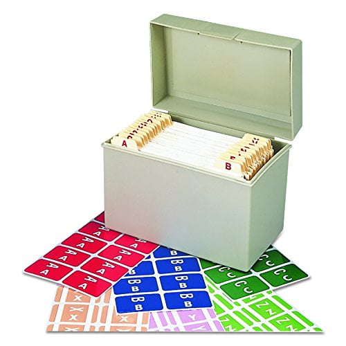 Smead AlphaZ ACCS Color-Coded Alphabetic Labels, Letters A-Z, Assorted  Colors, 2200 Labels per Box (67170)