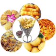 thumbnail image 5 of 2pcs French Fries Stand Cone Basket Fry Holder With Sauce Dippers Metal Cone Snack Fried, 5 of 5