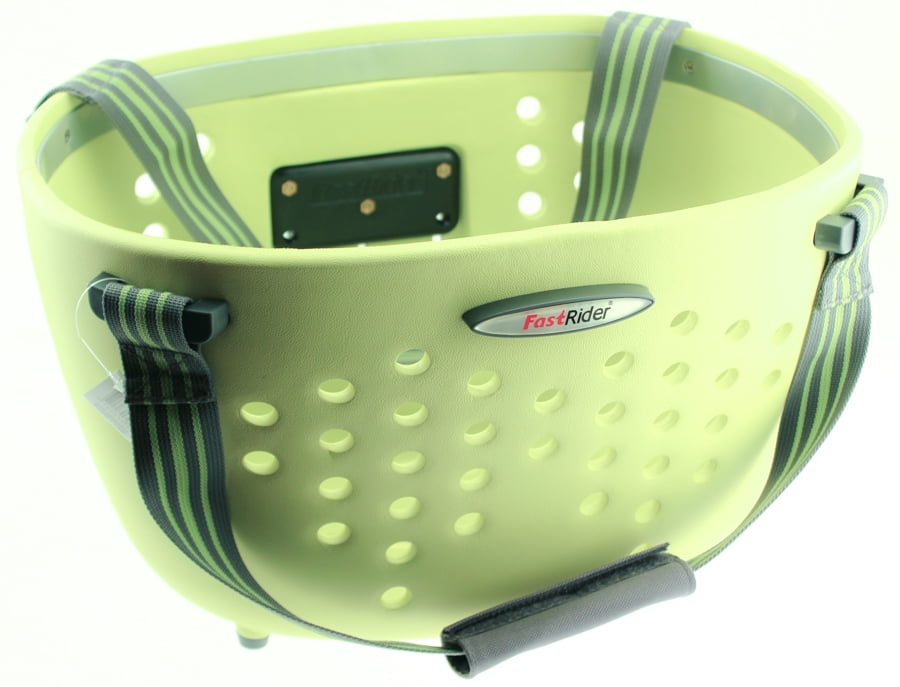 FASTRIDER EVALUTION Basket 27L Front Bike Bar Stem Mount QR Combination Lime NEW