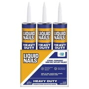 Liquid Nails Heavy Duty Acrylic Latex Construction Adhesive 10 oz. - Total Qty: 12
