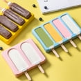 thumbnail image 4 of AAOMASSR Ice Cream Mold Ice Cube Tray Popsicle Barrel Mold Dessert Ice Cream Popsicle with Stick Lid Creative Kitchen Tool (8 Grids), 4 of 5