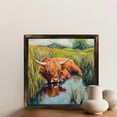 thumbnail image 6 of Cow In The Water Wooden Sign Wall Plaque - Vintage Art Decoration, Wall Decoration - Ideal Gift For Home Decoration, Living Room, Bathroom, Bedroom, Garden, Dining, Bar, Cafe, Festival Party Decor, 6 of 7