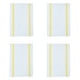 thumbnail image 2 of Juego de 4 paños de cocina | Paños de cocina de mezcla de algodón y poliéster | Toallas para secar platos multiusos con diseño a rayas | Trapos de limpieza reutilizables y absorbentes suaves para, 2 of 6