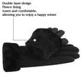 thumbnail image 4 of FZ FANTASTIC ZONE Womens Winter Warm Touchscreen Texting Gloves with Thermal Fleece Lined for Cold Weather, Black, 4 of 6