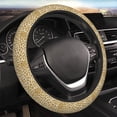 thumbnail image 5 of Vsdgher Gold Drops Pattern Elastic Car Steering Wheel Cover,Car Wheel Cover Protector Car Accessory for Steering Wheel with a Diameter of 14.5"-15", 5 of 6