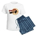 thumbnail image 5 of CafePress - Happy Yule Pajamas - Women's Short Sleeve Print T-Shirt and Pants Light Cotton Pajama Set, 5 of 7