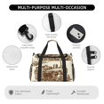 thumbnail image 4 of Disketp Train Bolsa de Viaje Tipo Duffle, Bolso de Mano para Fin de Semana para Mujer, Bolsa de Gimnasio Ligera para Hombre, Esencial para Viajes, 4 of 7