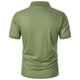 thumbnail image 5 of Camiseta informal de manga corta y corte ajustado para hombre, de color liso, poliéster, versátil para hacer ejercicio y para el uso diario., 5 of 7
