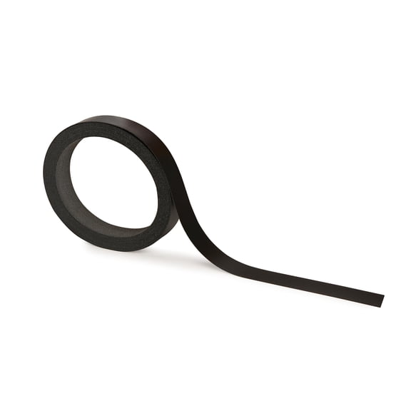 Sauers® Pre-Glued Black Melamine Edge Banding - 13/16" X 25' Roll
