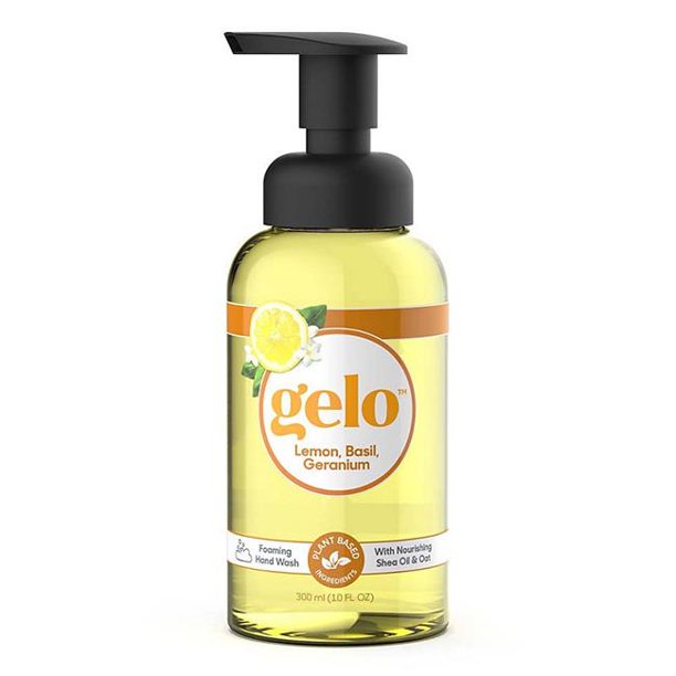 Gelo Gel Hand Soap Bottle Lemon Basil, 10 Fo